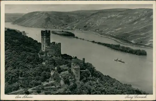 Ansichtskarte Mainz Burg Sooneck Saneck Sonneck 1937