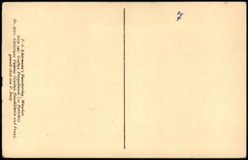 Christiane Vulpius Goethe Haushälterin und Frau gemalt F. Bury 1910