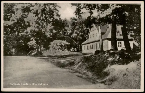Ansichtskarte Dahlen Dahlener Heide Hospitalhütte 1930