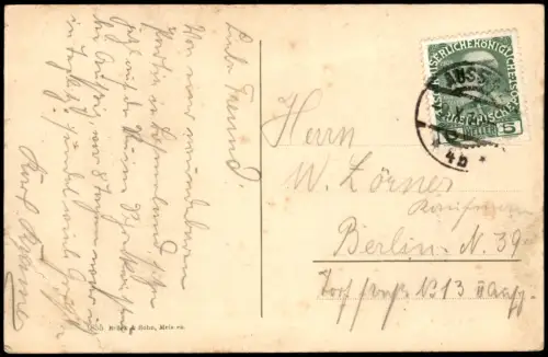 Schreckenstein Elbe Aussig Laben Ústí nad Labem Elbe Dampfer Schiff Burg 1910