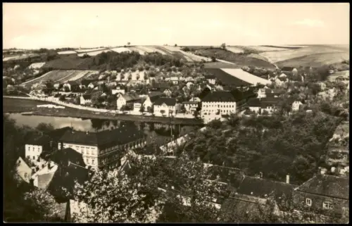 Fischendorf-Leisnig Panorama-Ansicht von Fischendorf zur DDR-Zeit 1967