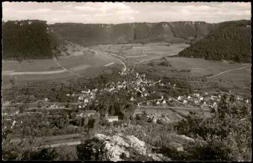 Bad Ditzenbach Panorama-Ansicht Gesamtansicht aus der Vogelschau 1957