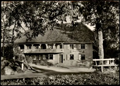 Ansichtskarte Schopfheim Pension Tannenhof - Fotokarte 1961
