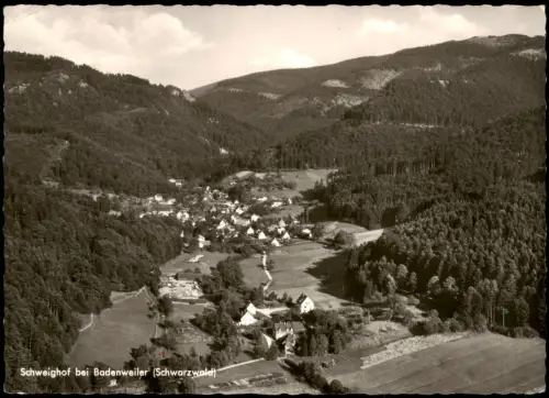 Ansichtskarte Schweighof-Badenweiler Stadtblick Schwarzwald 1965