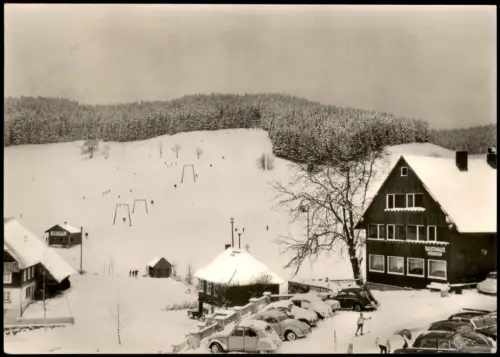 Fischbach Schwarzwald-Schluchsee Gasthaus Hirschen im Winter 1967