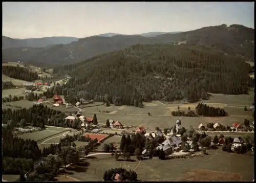 Ansichtskarte Hinterzarten Luftaufnahme Luftbild 1969