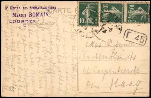 CPA Lourdes Lorda LOURDES LES RAMPES ET LA BASILIQUE 1909