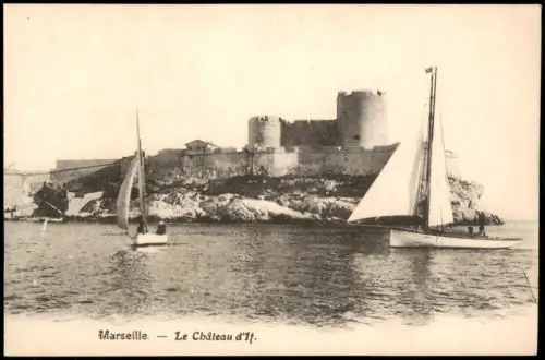 CPA Marseille Partie am alten Fort, Le Château d'If 1910