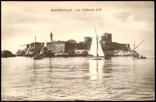 CPA Marseille Das alte Fort am Meer Le Château d'If 1910