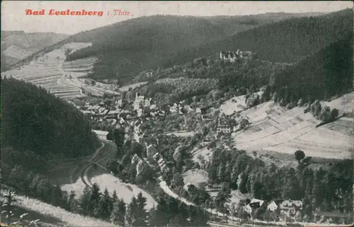 Ansichtskarte Leutenberg Stadtpartie 1926