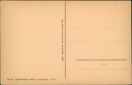 Ansichtskarte Leutenberg Stadtpartie 1926