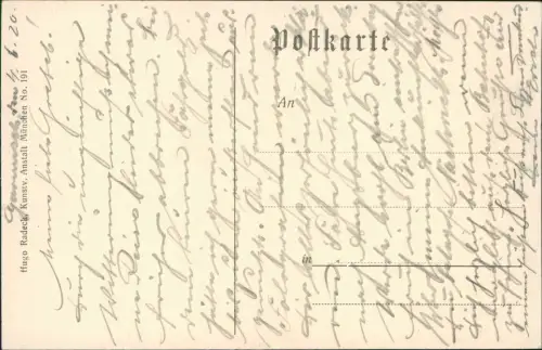 Ansichtskarte Garmisch-Partenkirchen Partnachklamm PARTNACH-KLAMM 1920