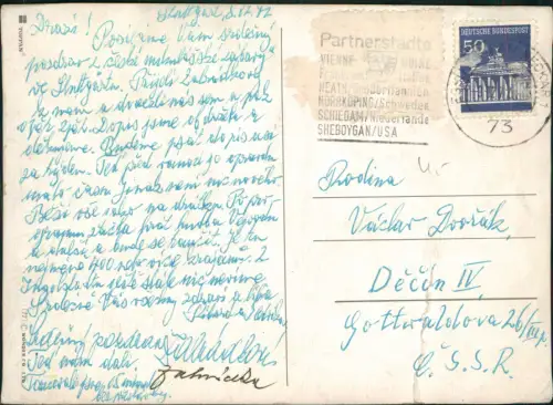 Ansichtskarte  Tiere - Vögel Papagei 1977 3D/Stereoskopie