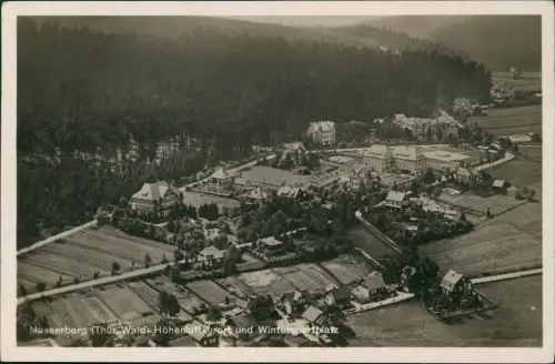 Ansichtskarte Masserberg Luftbild Ansicht vom Flugzeug aus 1934