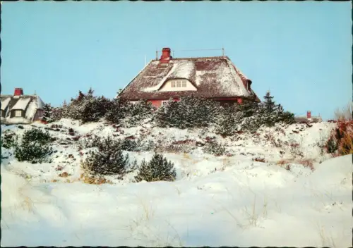 Ansichtskarte Sylt Winter auf Sylt - Häuser 1978