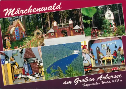 Ansichtskarte Bayerisch Eisenstein Märchenwald am Arbersee Mehrbild 1993