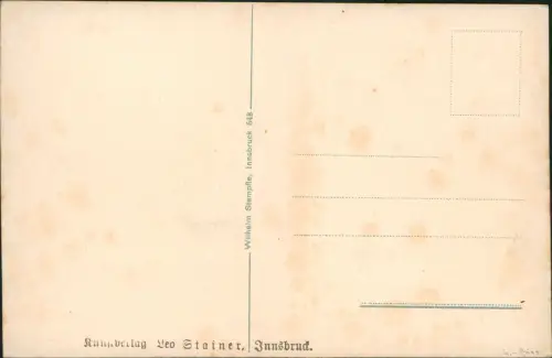 Ansichtskarte Mayrhofen Blick auf die Stadt 1913