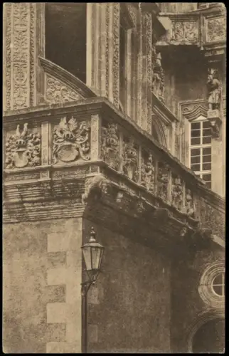 Ansichtskarte Torgau Schloss Hartenfels - wappengalerie 1916