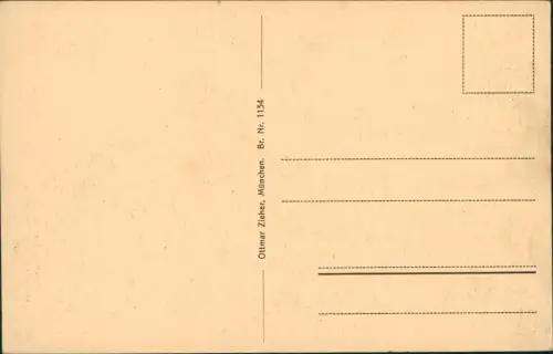 München Blick auf Altes und Neues Rathausund die Frauenkirche 1917