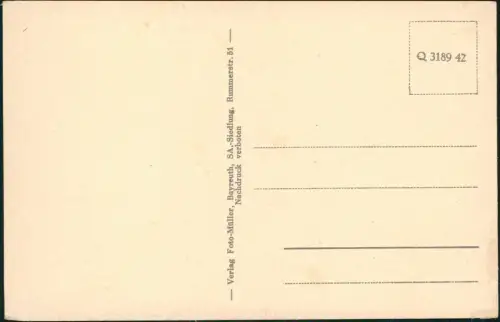 Ansichtskarte Bayreuth Markgräfliches Opernhaus 1929