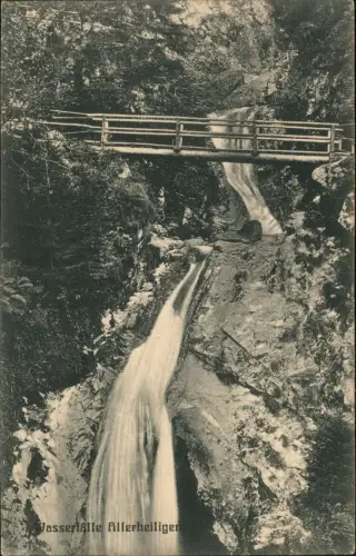 Ansichtskarte Oppenau Wasserfall Allerheiligen Schwarzwald 1911