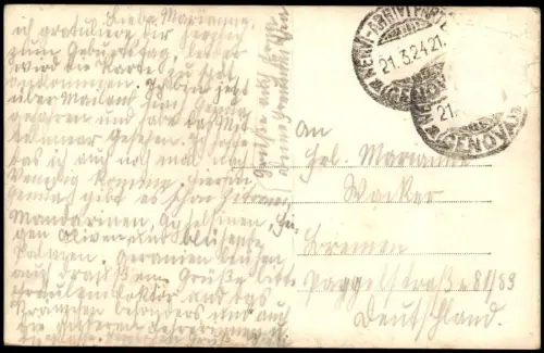 Cartolina Nervi-Genua Genova (Zena) Riviera Savoy Hotel 1924