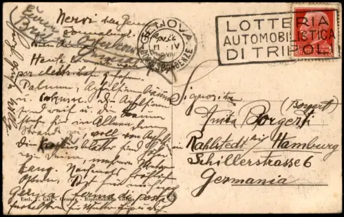 Cartolina Nervi-Genua Genova (Zena) Passeggiata a mare 1922