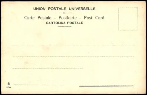 Cartolina Venedig Venezia Venezia Ognissanti Ponente. 1912