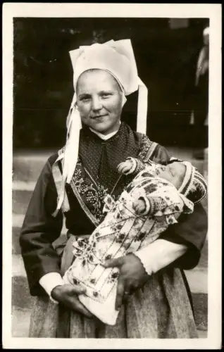 .Frankreich Frankreich Trachten-Mädchen Jeune Femmede PLOUGASTEL-DAOULAS 1940