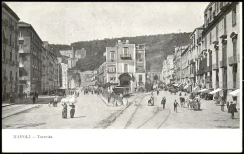 Neapel Napoli Historische Ansicht Historical View NAPOLI Torretta 1910