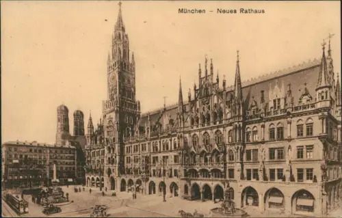 Ansichtskarte München Rathaus 1926