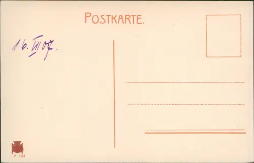 Ansichtskarte Potsdam Partie am Stadtschloß 1907
