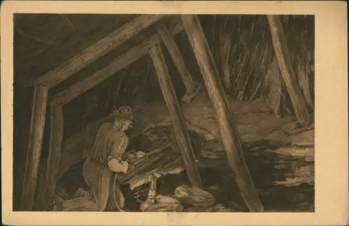 Prag Praha TECHNICKÉ MUSEUM Ansicht Tecknikmuseum Gesteins-Sprengung 1920