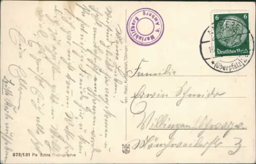 Ansichtskarte Amberg Nabburger Tor 1936