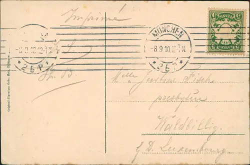 Ansichtskarte Füssen Panorama-Ansicht 1910