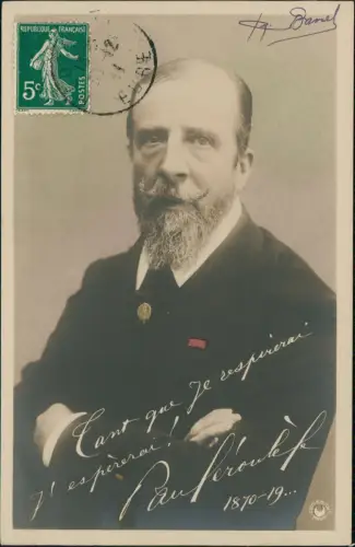 Ansichtskarte  Politiker Politics Frankreich France Porträt 1914