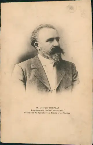 .Frankreich M. Georges DESPLAS Président du Conseil municipal Conseiller d 1912