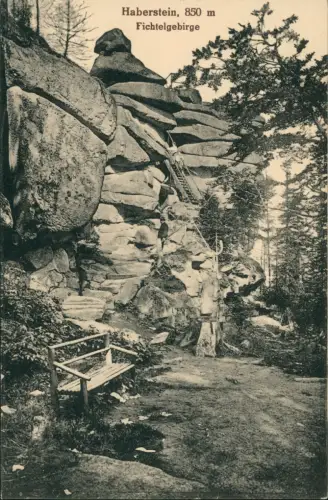 Luisenburg-Wunsiedel Fichtelgebirge Haberstein  Felsenlabyrinth 1914