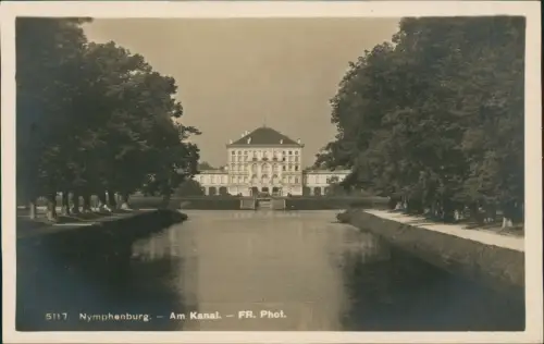 Ansichtskarte München Schloss Nymphenburg - Fotokarte 1930