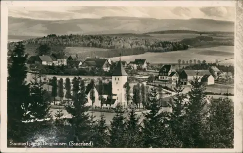 Ansichtskarte Berghausen (Bez. Köln) Stadtpartie 1841