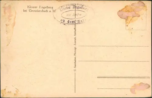 Ansichtskarte Großheubach Kloster Engelberg 1928