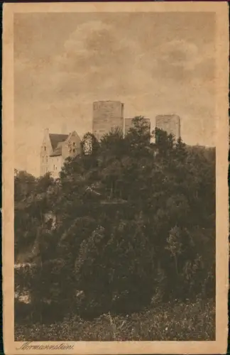 Ansichtskarte Treffurt Normannstein. 1925