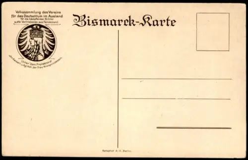 Ansichtskarte  Bismarck gemalt von Lenbach 1888 Bismarck-Karte 1915