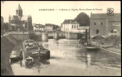 Audenarde Audenaarde Oudenaarde Eglise Notre-Dame de Pamele 1918 1.WK Feldpost