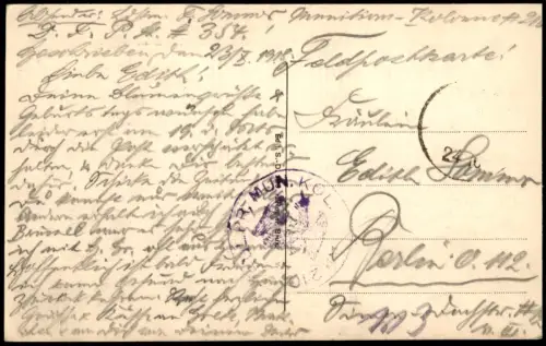 Audenarde Audenaarde Oudenaarde Eglise Notre-Dame de Pamele 1918 1.WK Feldpost