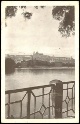 Burgstadt-Prag Hradschin/Hradčany Praha Blick auf Hradschin Hradčany 1918
