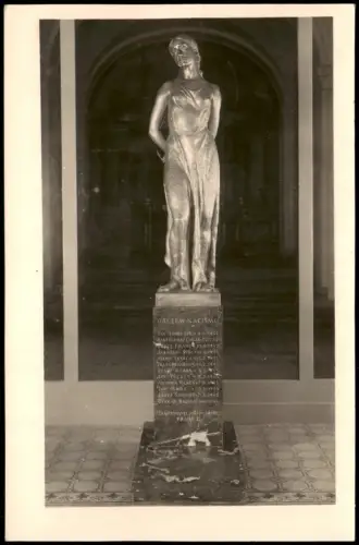 Prag Praha Obetem Nacismu, Skulptur, Sonderkarte mit Sonderstempel 1945