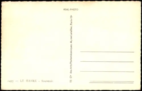 Le Havre Souvenir Mehrbild-AK u.a. mit La Gare Bahnhof, Schiff Liberté uvm. 1950