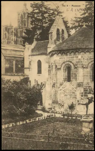 CPA Laon Partie am Museum 1910