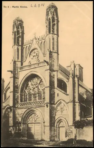 CPA Laon Martin Kirche (Eglise) 1910